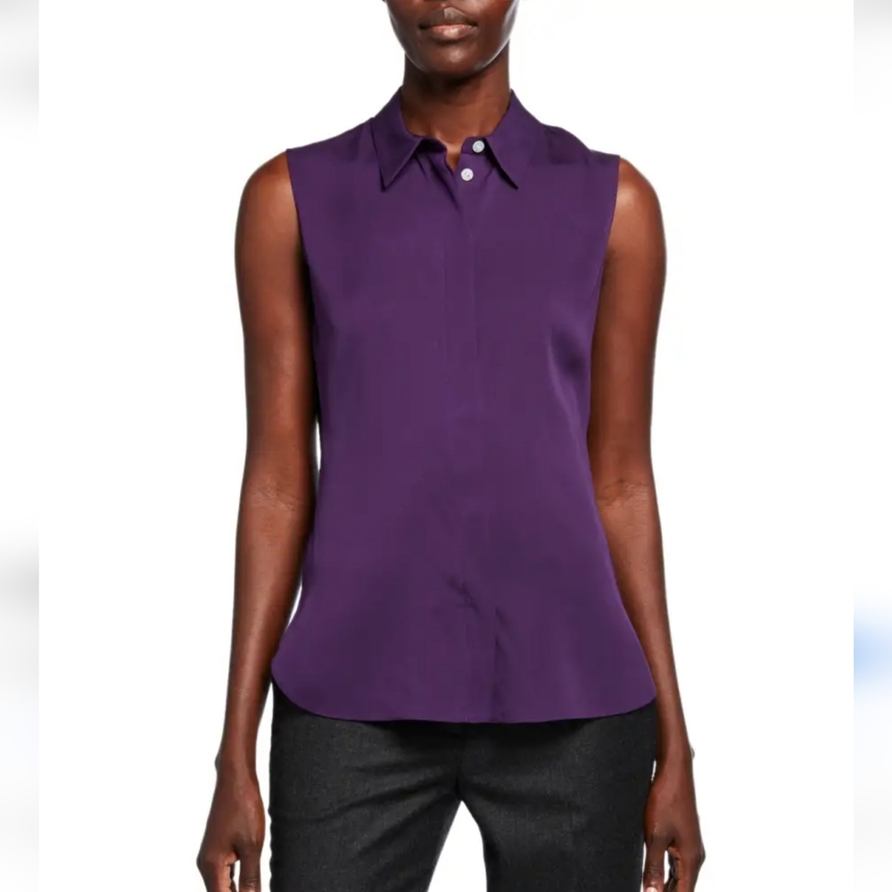 Theory Women's Deep Purple Blouse